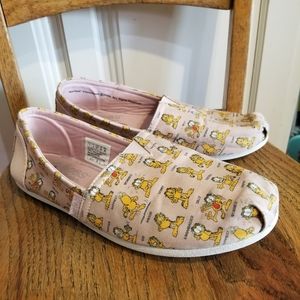 Limited edition Garfield collab by skechers bobs.
